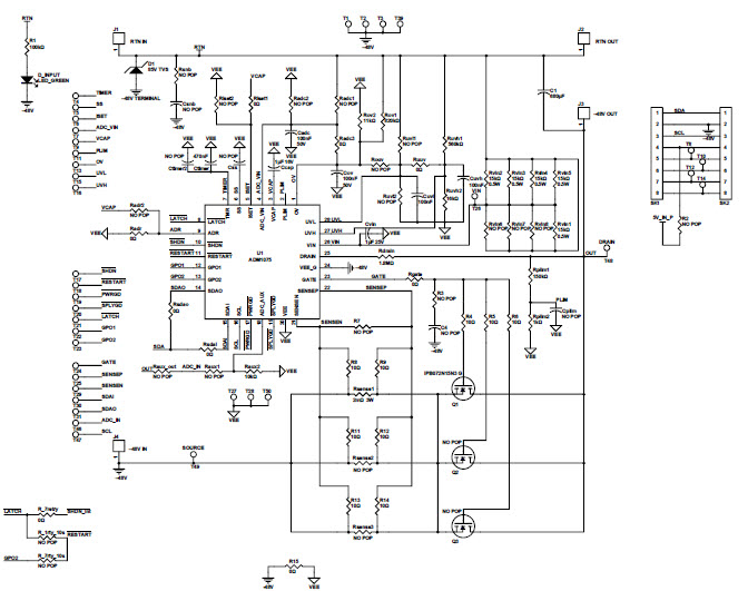 Analog Devices EVAL-ADM1075EBZ Reference Design 1