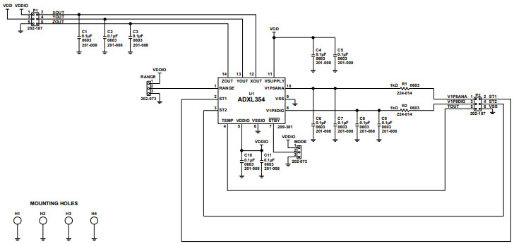 Analog Devices Inc. EVAL-ADXL356CZ Reference Design 1