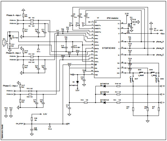 STMicroelectronics STEVAL-IPM05F Reference Design 3