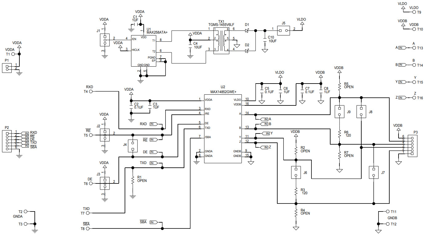 Maxim Integrated MAX148X1EVKIT# Reference Design 3
