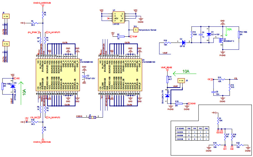 STMicroelectronics STEVAL-VNH5180A Reference Design 7