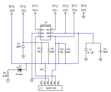 Microchip Technology MCP3425EV Reference Design 3