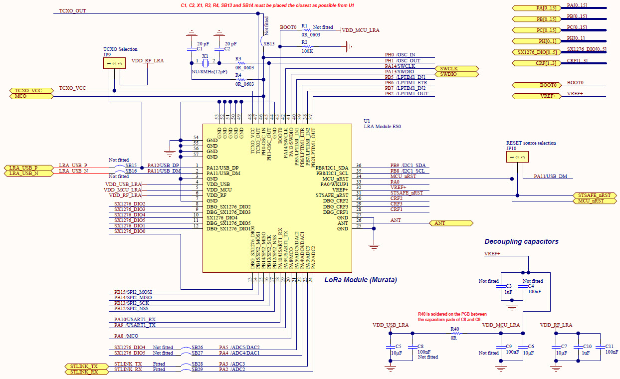 STMicroelectronics B-L072Z-LRWAN1 Reference Design 7