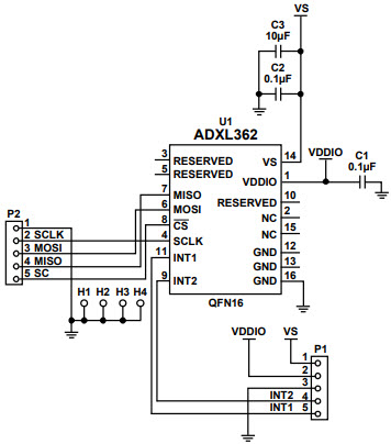 Analog Devices Inc. EVAL-ADXL362Z Reference Design 3