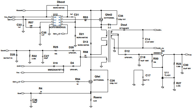 ON Semiconductor NCL30030GEVB Reference Design 3