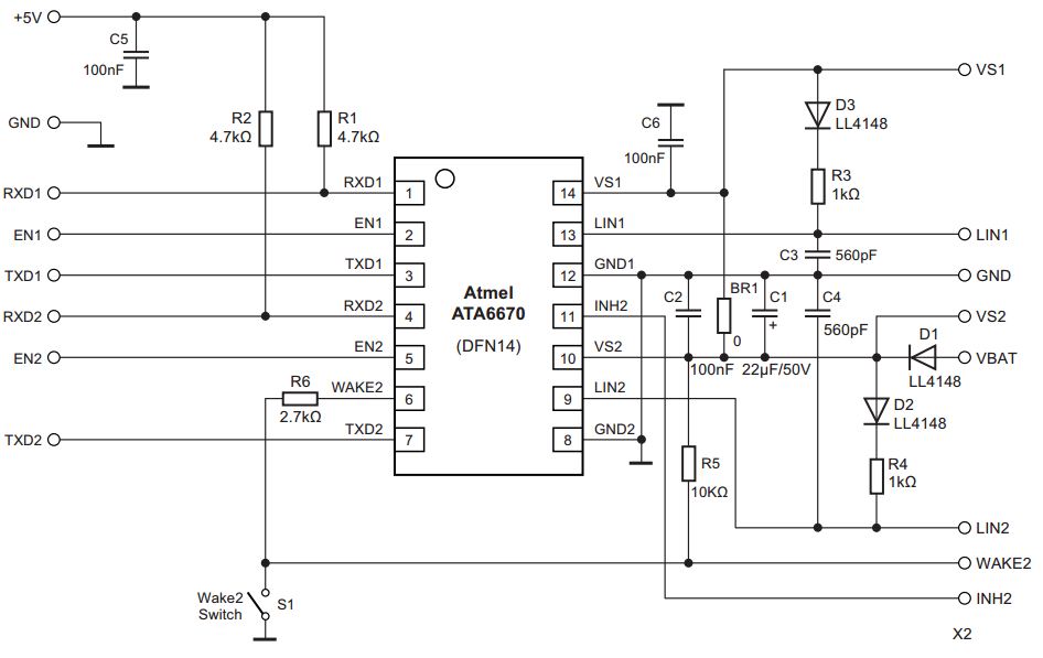 Microchip Technology ATA6670-EK Reference Design 3