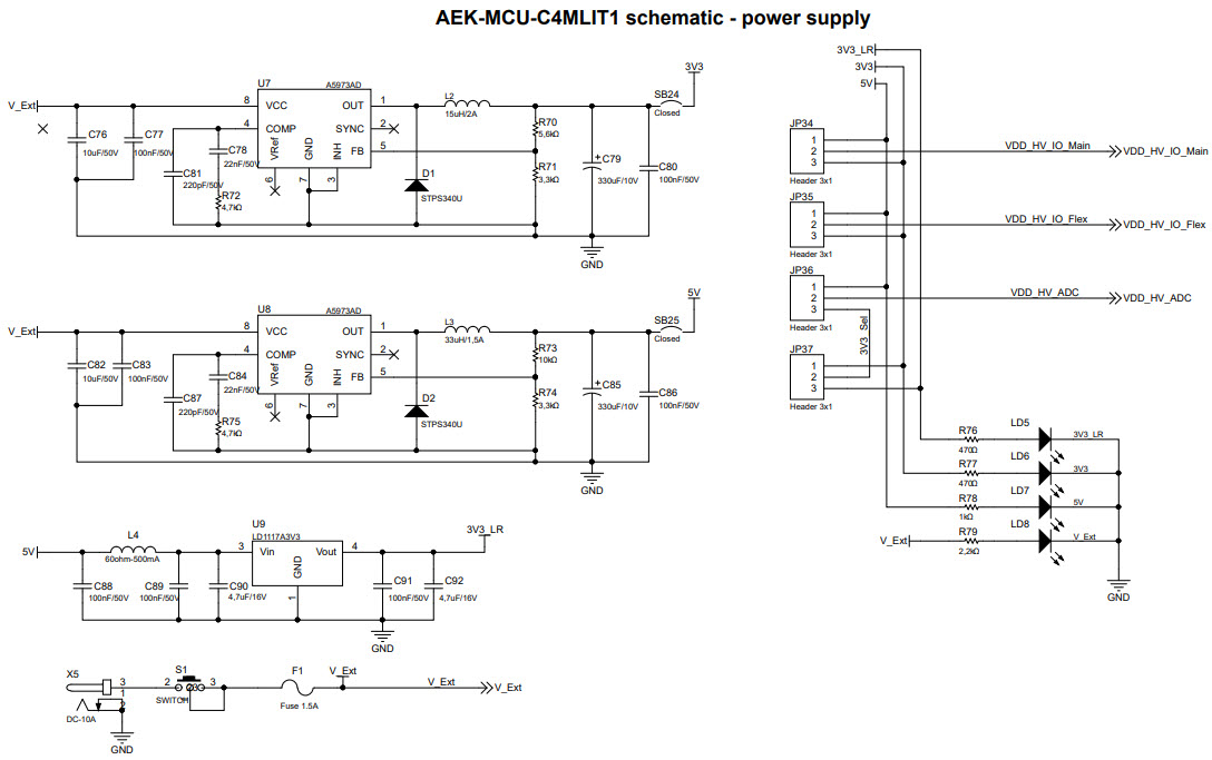 STMicroelectronics AEK-MCU-C4MLIT1 Reference Design 7