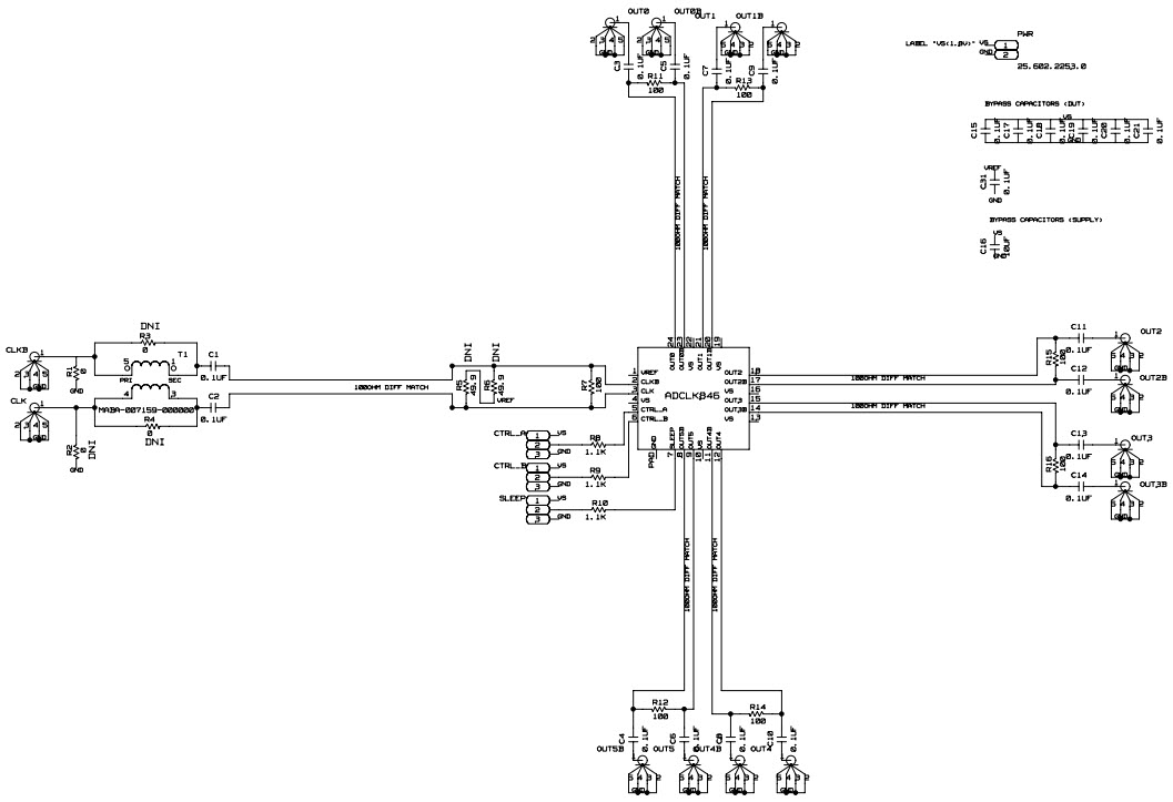 Analog Devices Inc. ADCLK846/PCBZ Reference Design 3