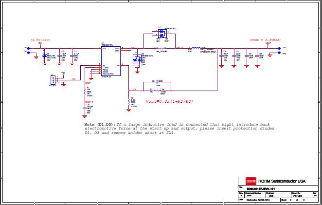 ROHM Semiconductor BD9C601EFJEVK-101 Reference Design 4