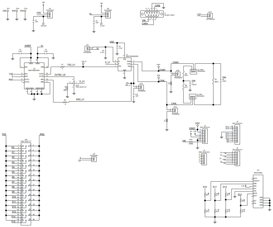 Maxim Integrated MAX13053AESHLD# Reference Design 1