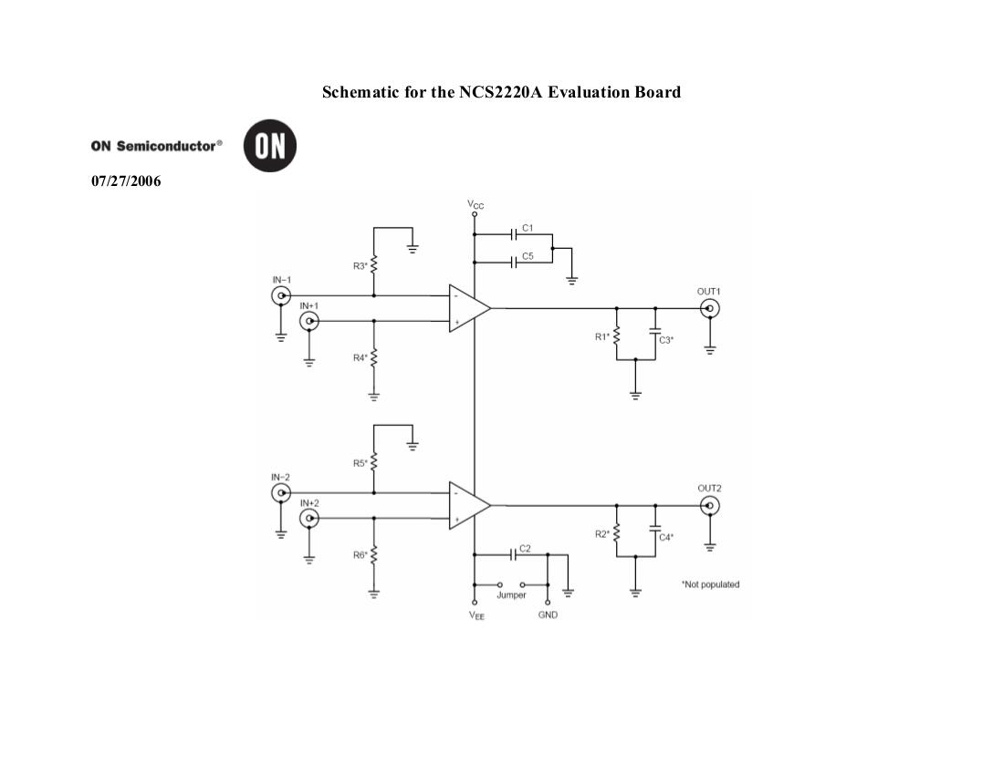ON Semiconductor NCS2220AGEVB Reference Design 3