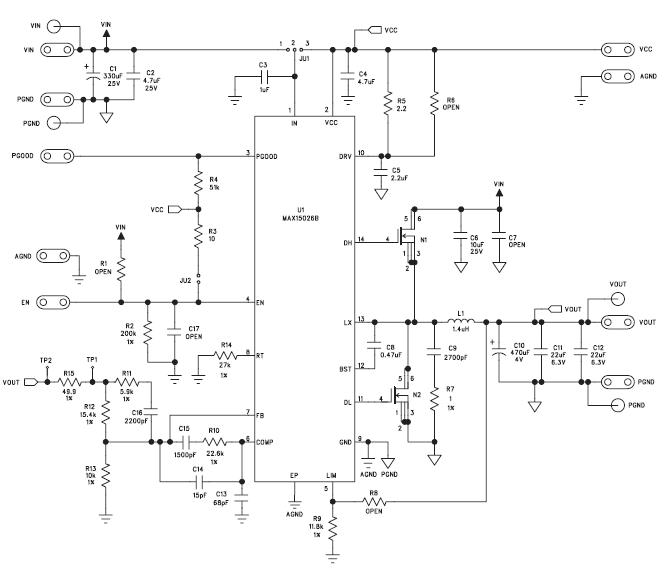 Maxim Integrated MAX15026BEVKIT+ Reference Design 2