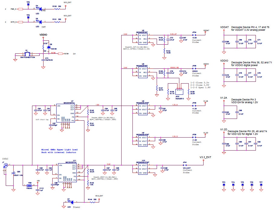 Microchip Technology KSZ8795CLXD-EVAL Reference Design 12