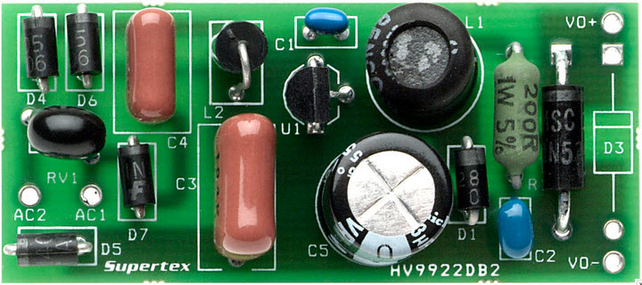 Microchip HV9922DB2 Reference Design 1