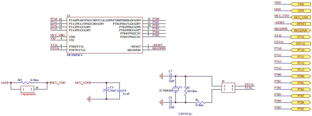 NXP USA Inc. DEMO9S08SC4 Reference Design 9