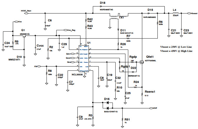 ON Semiconductor NCL30030GEVB Reference Design 6