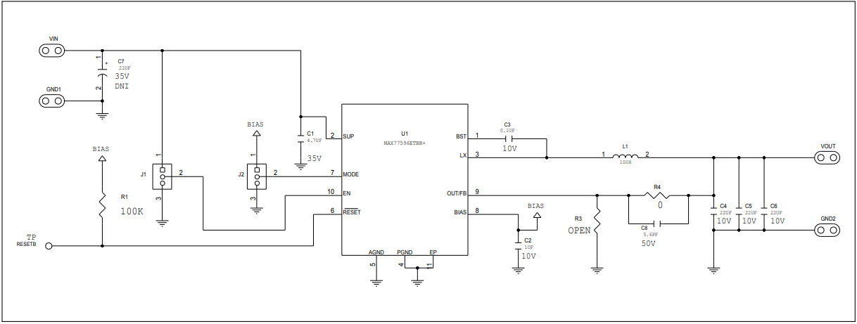 Maxim Integrated MAX77596EVKIT# Reference Design 3