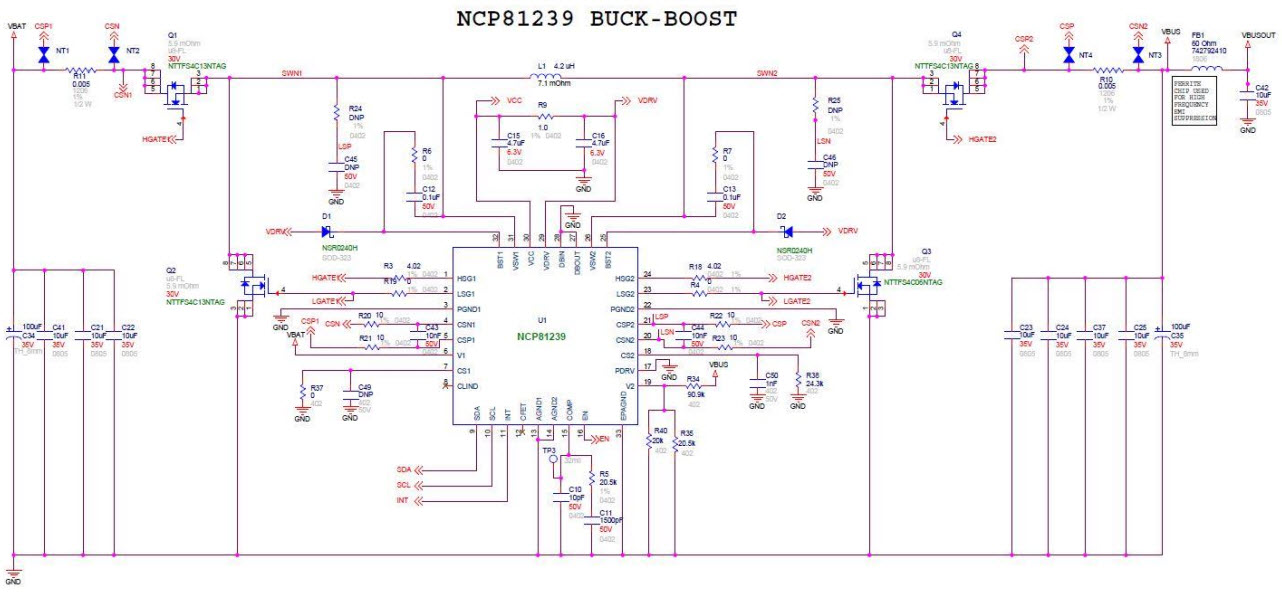 ON Semiconductor NCP81239REFGEVB Reference Design 2