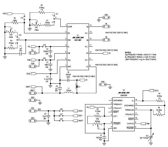 Maxim Integrated MAX4990EVKIT+ Reference Design 3