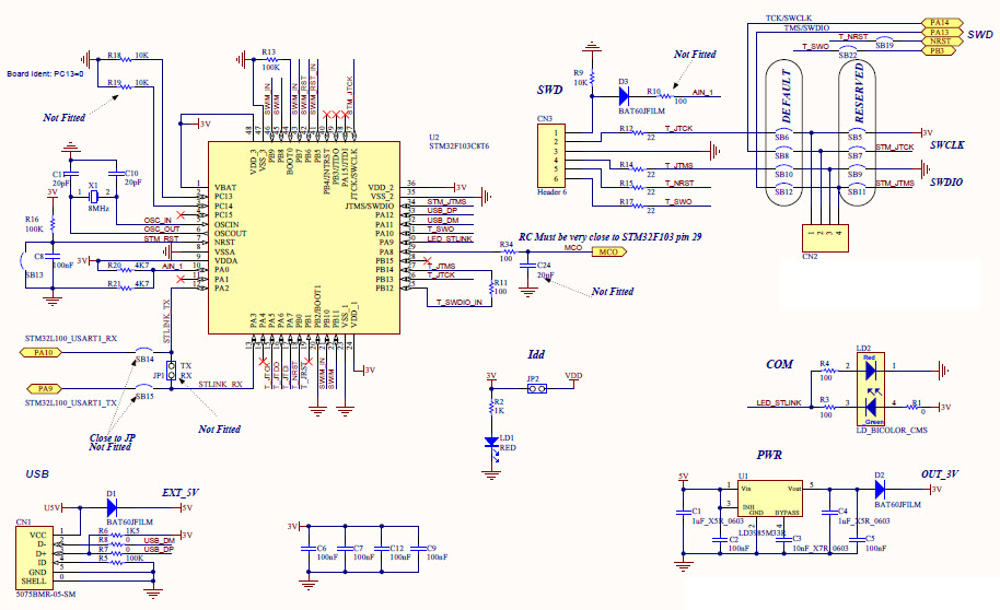 STMicroelectronics STM32L100C-DISCO Reference Design 4