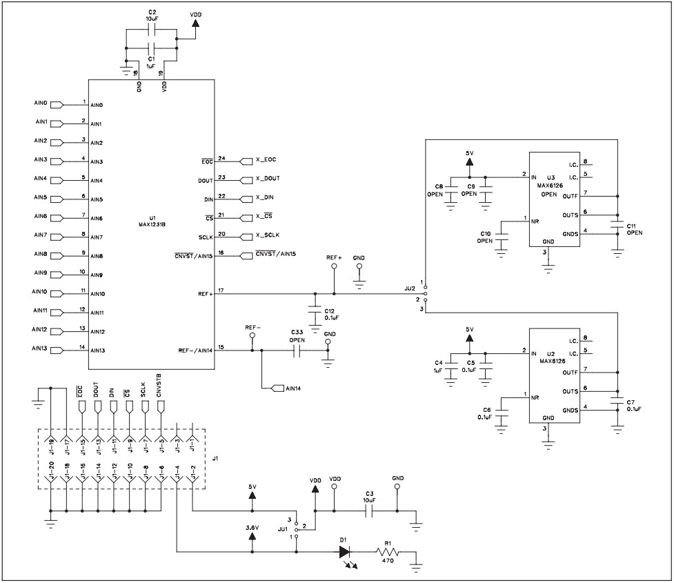 Maxim Integrated MAX1231BEVSYS# Reference Design 7