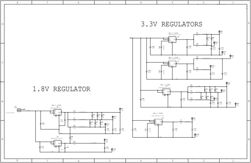 Analog Devices Inc. AD9523-1/PCBZ Reference Design 7