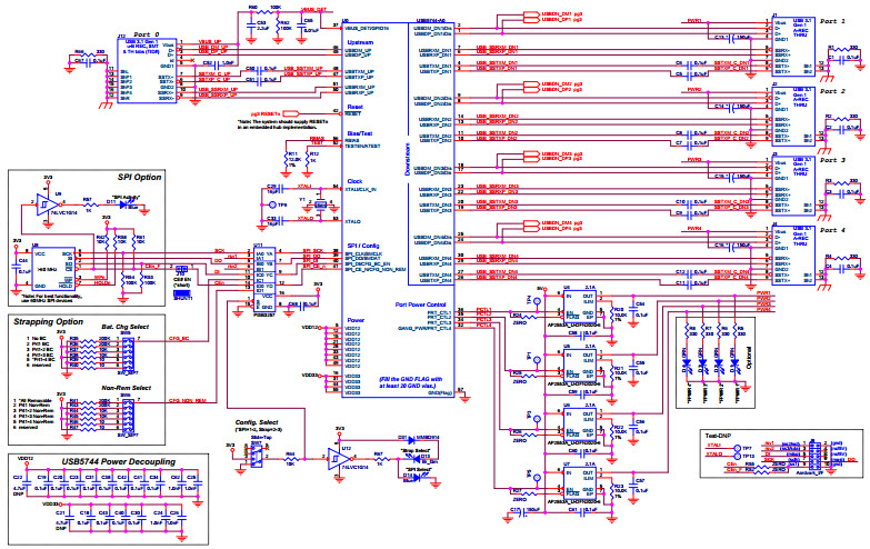Microchip Technology EVB-USB5744 Reference Design 5