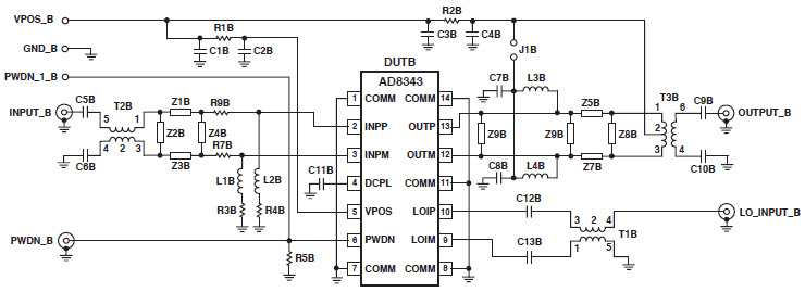 Analog Devices AD8343-EVALZ Reference Design 2