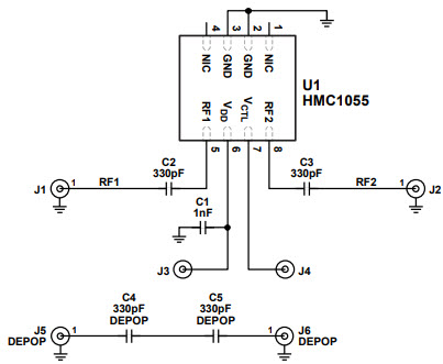 Analog Devices Inc. EVAL01-HMC1055LP2C Reference Design 2