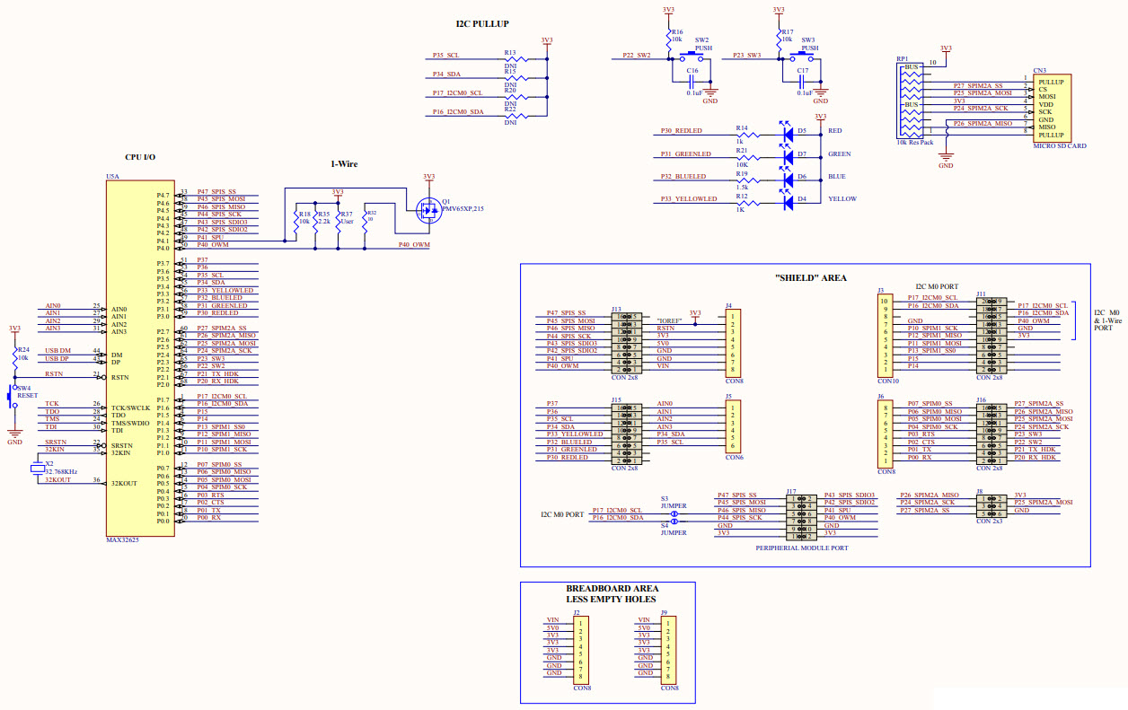 Maxim Integrated MAX32625MBED# Reference Design 3