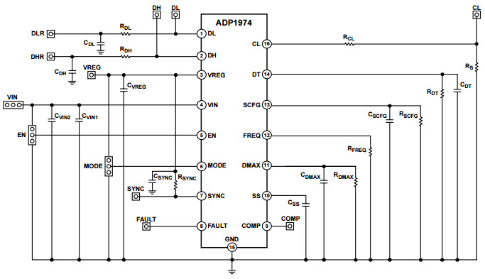 Analog Devices ADP1974-EVALZ Reference Design 2