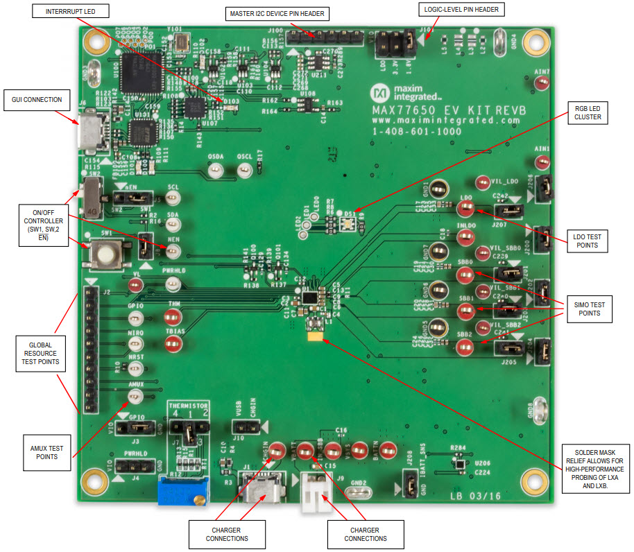 Maxim Integrated MAX77651EVKIT# Reference Design 12