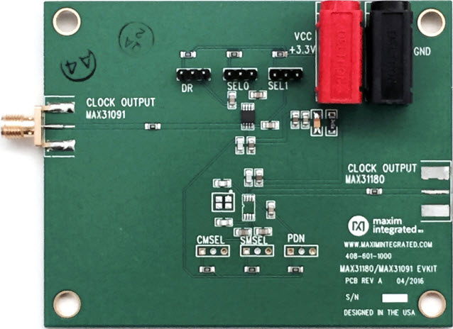 Maxim Integrated MAX31091EVKIT# Reference Design 1