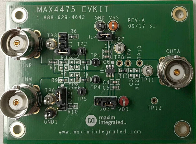 Maxim Integrated MAX4475EVKIT# Reference Design 2