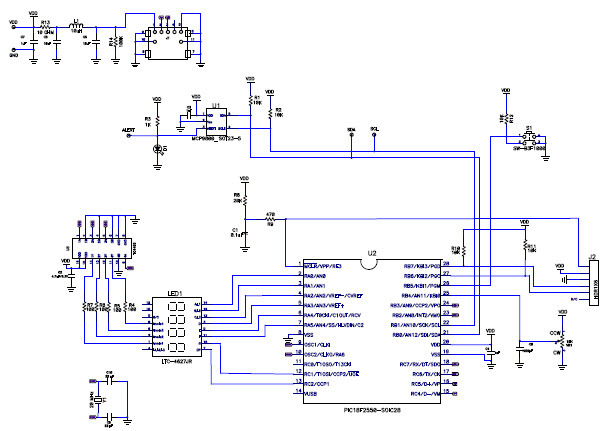 Microchip Technology MCP9800DM-TS1 Reference Design 4