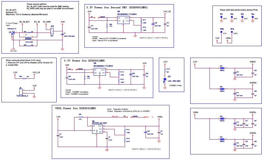 Microchip KSZ8061MNX-EVAL Reference Design 5