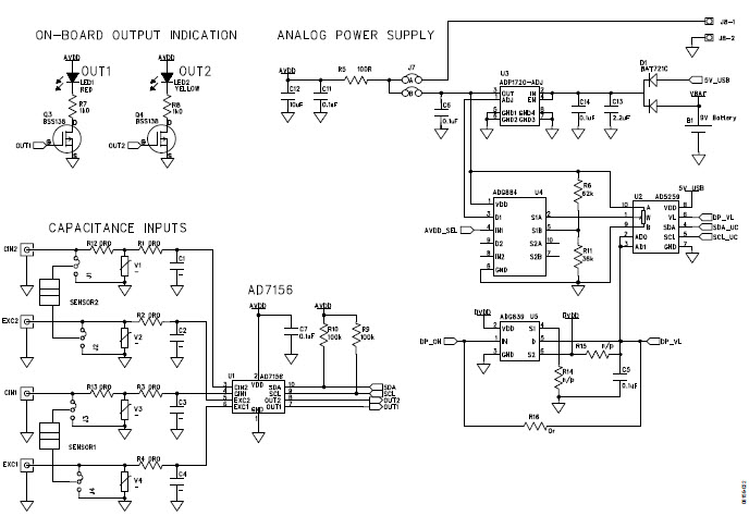 Analog Devices Inc. EVAL-AD7156EBZ Reference Design 2