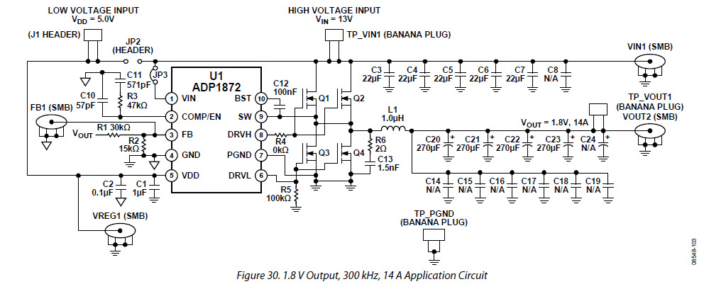 Analog Devices Inc. ADP1873-0.3-EVALZ Reference Design 2