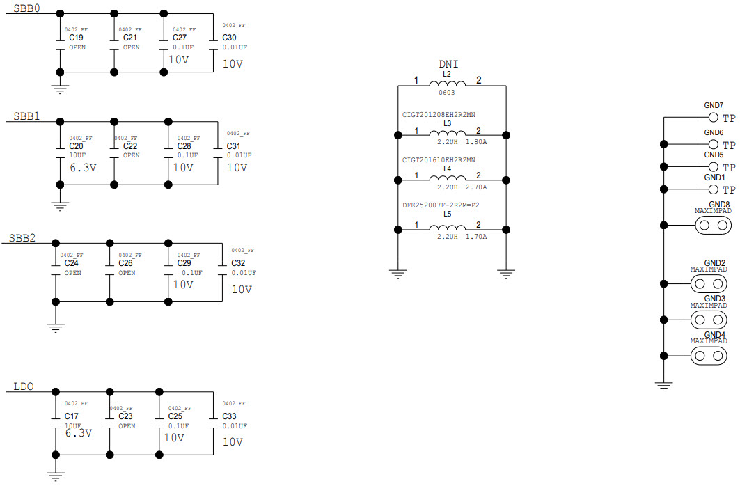 Maxim Integrated MAX77651EVKIT# Reference Design 6