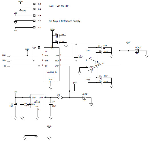 Analog Devices Inc. EVAL-AD5543SDZ Reference Design 3