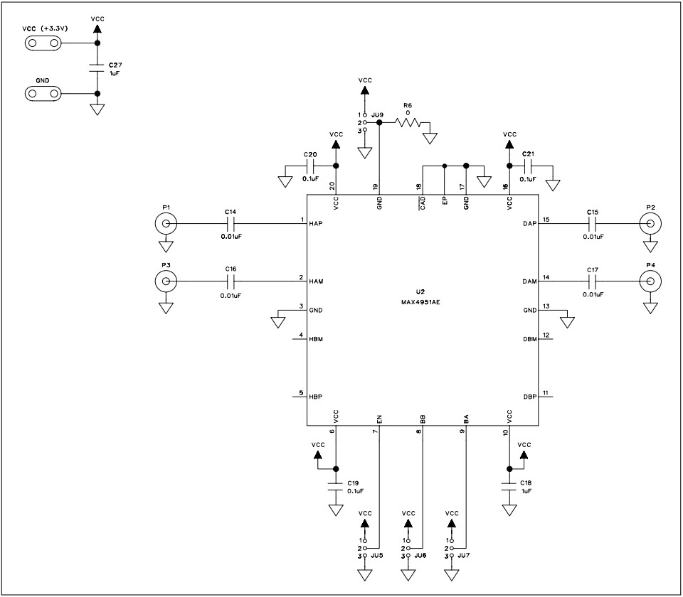 Maxim Integrated MAX4951AEEVKIT+ Reference Design 4