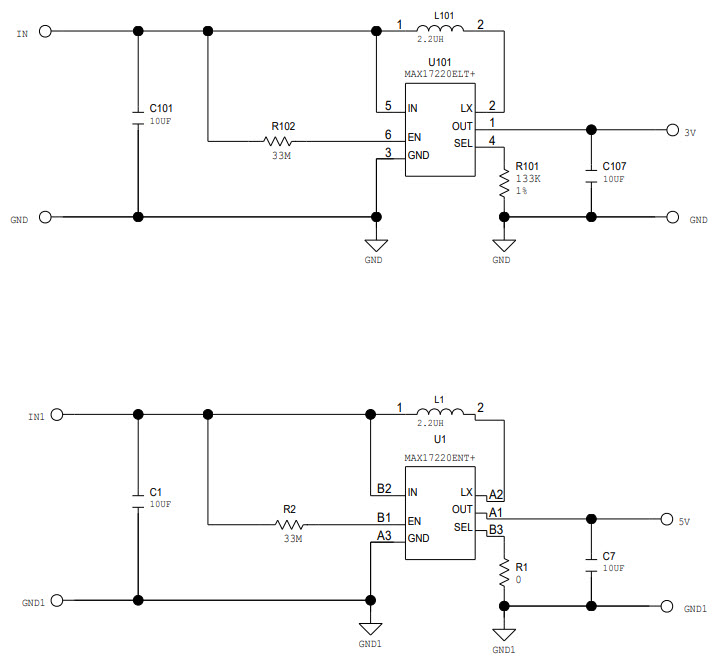 Maxim Integrated MAX17220EVKIT# Reference Design 1