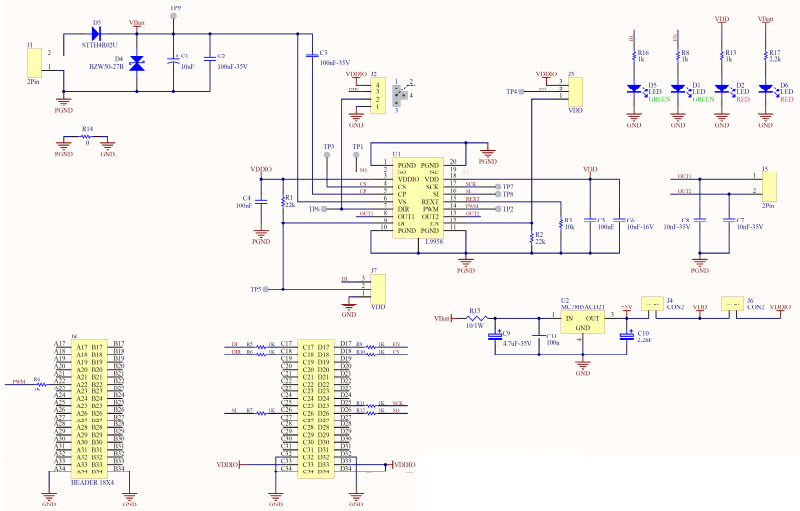 STMicroelectronics EVAL-L9958 Reference Design 1