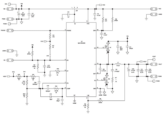 Maxim Integrated MAX15026CEVKIT+ Reference Design 1
