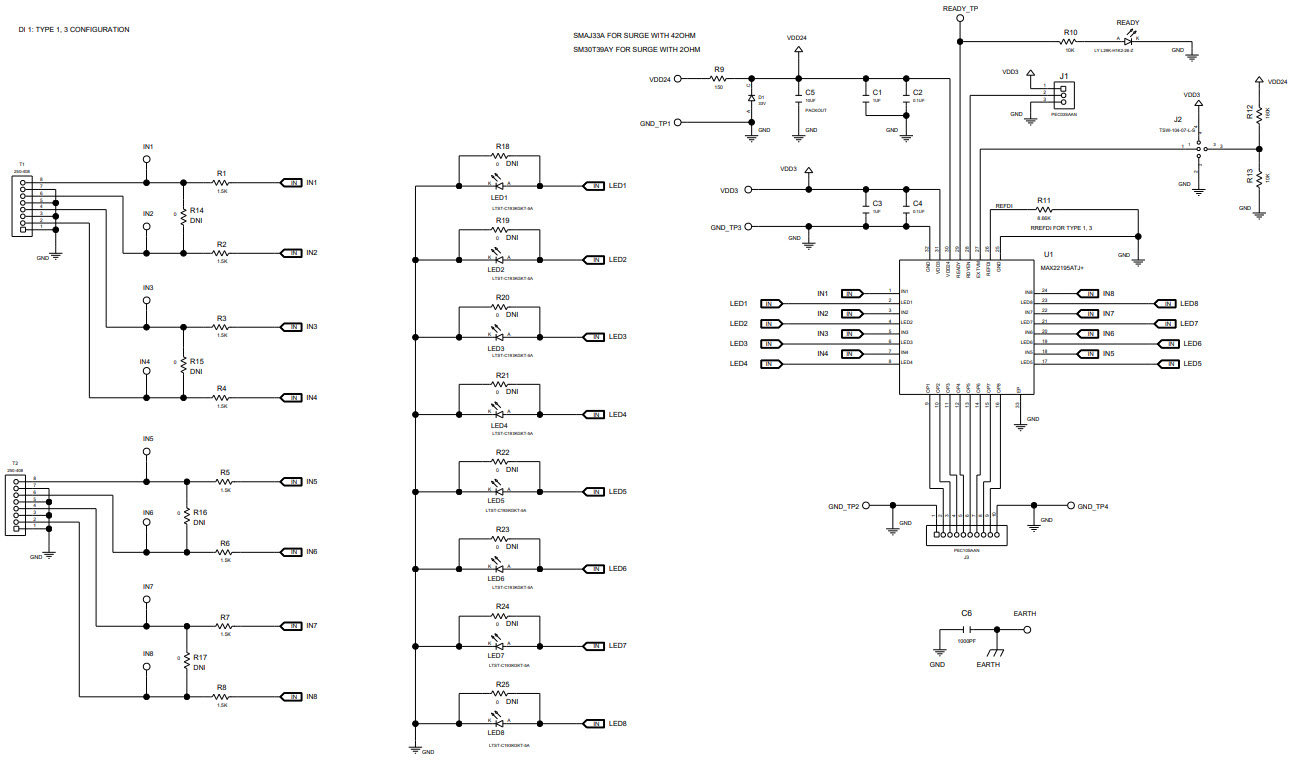 Maxim Integrated MAX22195EVKIT# Reference Design 2