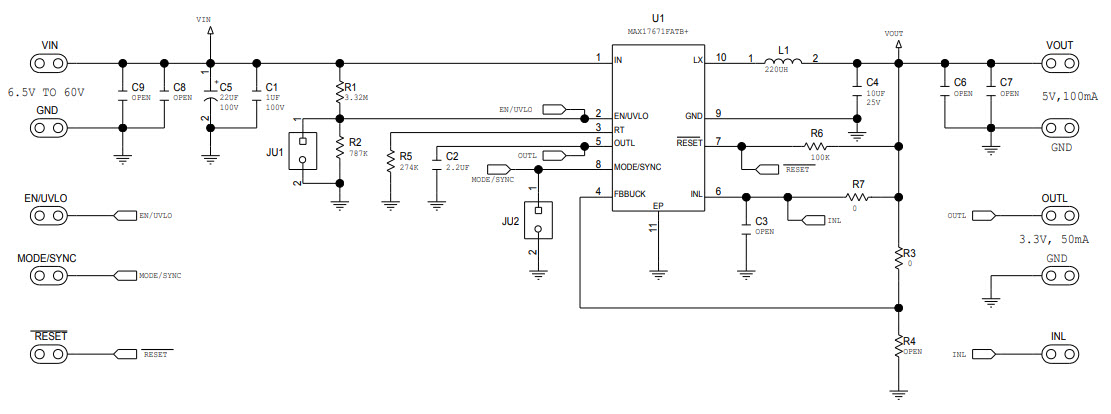 Maxim Integrated MAX17671FEVKIT# Reference Design 2