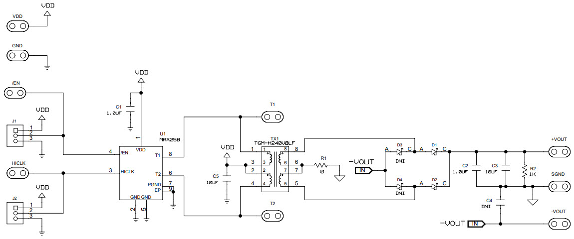 Maxim Integrated MAX258EVKIT# Reference Design 2