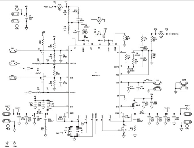Maxim Integrated MAX15023EVKIT+ Reference Design 2