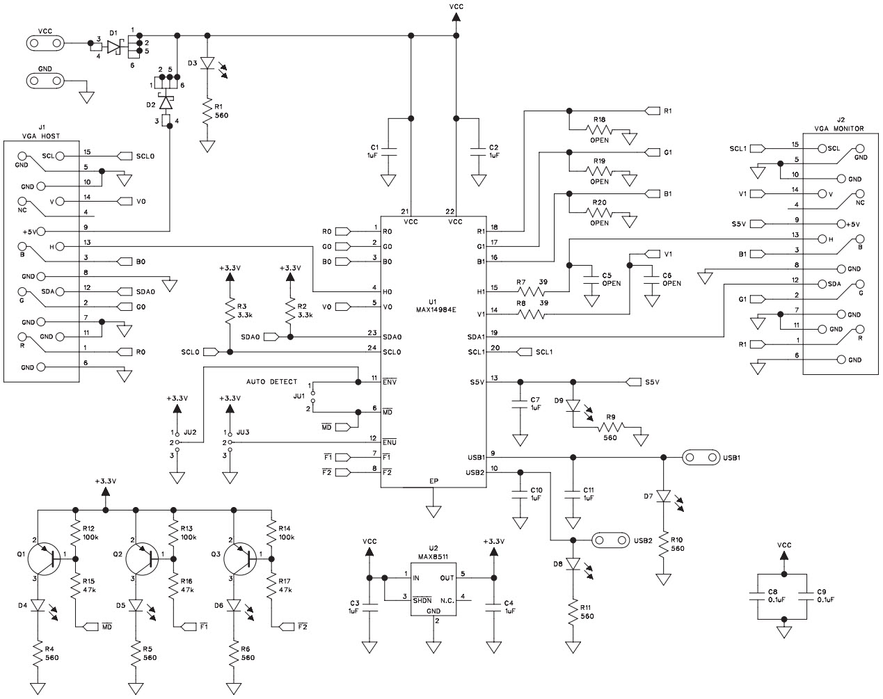 Maxim Integrated MAX14984EVKIT# Reference Design 1