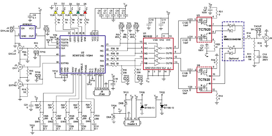 Microchip MD1822DB1 Reference Design 2